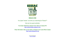 Tablet Screenshot of essaic.com